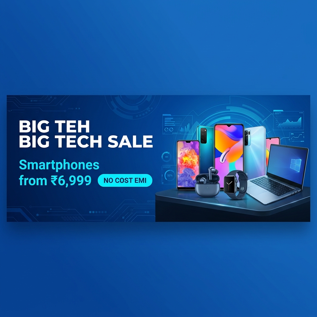 Big Tech Sale – Smartphones from ₹6,999