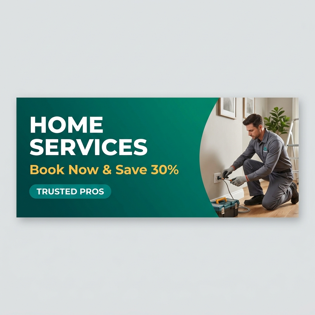 Home Services – Book Now & Save 30%